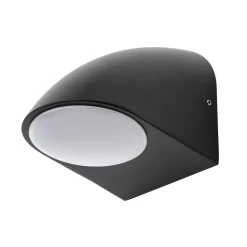 Pavo Outdoor LED Wall Light, Black