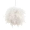 Plume Feather Ball 40cm Ceiling Pendant, Brass