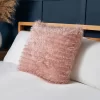 Pollyanna Knitted Cushion, Blush