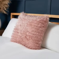 Pollyanna Knitted Cushion, Blush