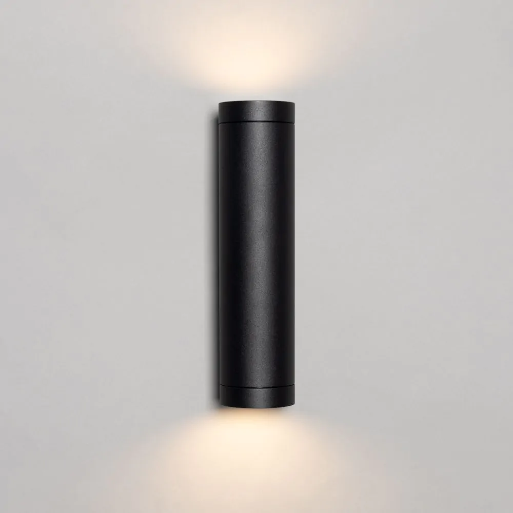 Polo Up And Down Outdoor Wall Light, Black - Image 3
