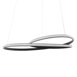 Renzo Colour Changing LED Ceiling Pendant, Satin Black