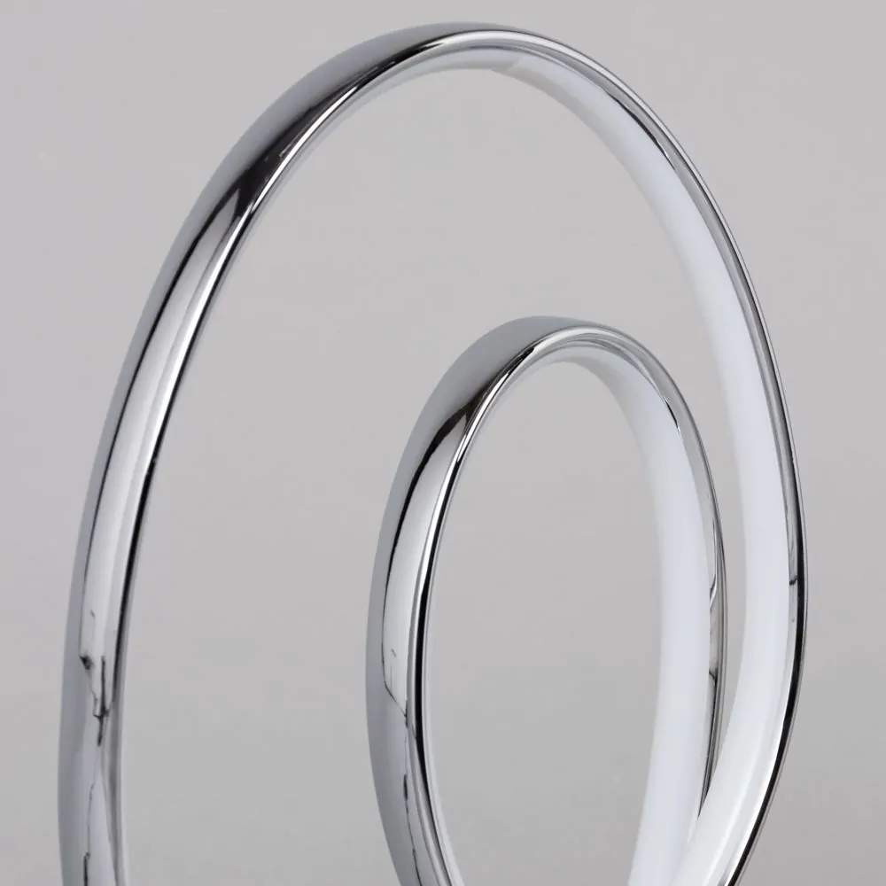 Renzo Colour Changing LED Table Lamp, Chrome - Image 5