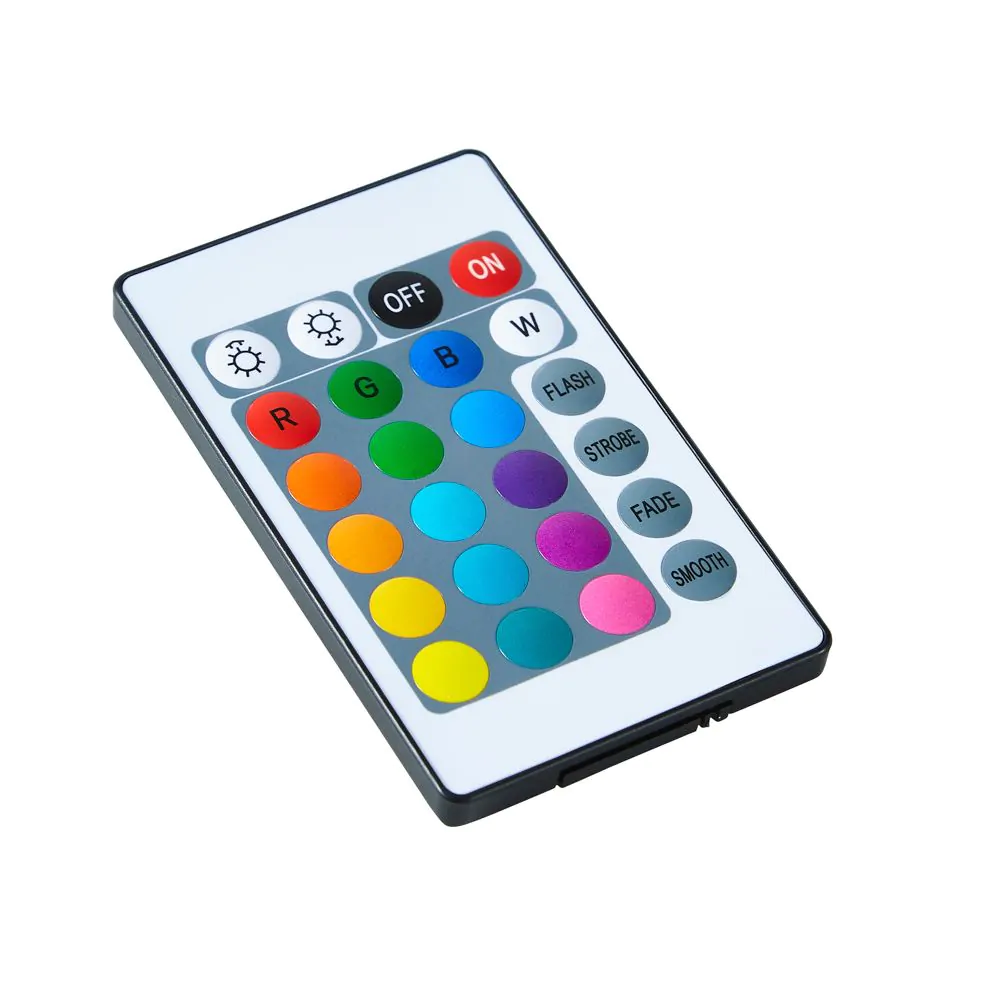 Glow Shimmer Colour Changing LED Cylinder Table Lamp, Chrome - Image 8