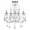 Sapparia Flush Chandelier, Chrome