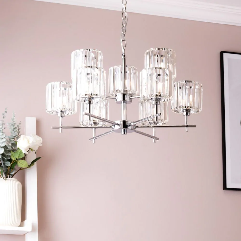 Shirley Bathroom Chandelier, Chrome - Image 2