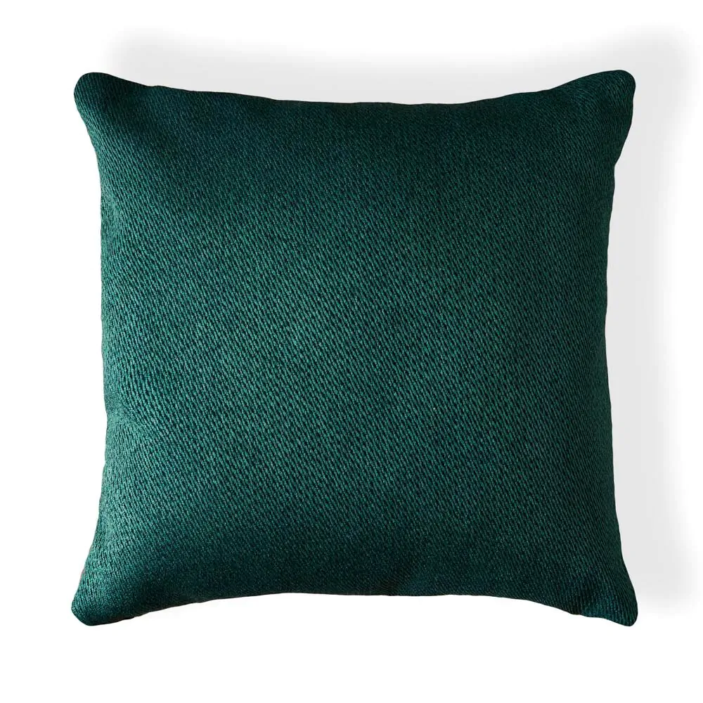 Snow Fleece Cushion, Green - Image 2