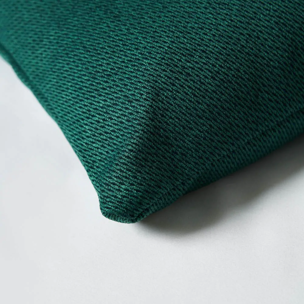 Snow Fleece Cushion, Green - Image 3