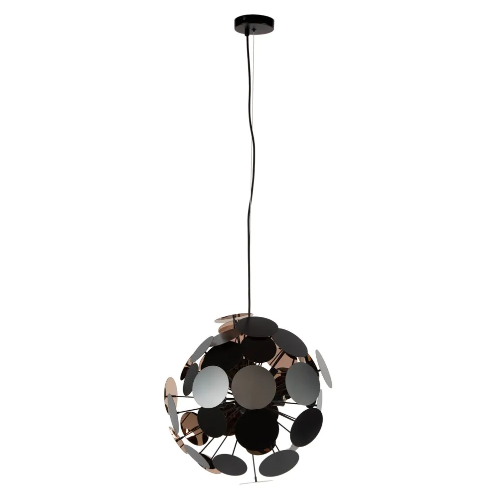 Sputnik Discs Ceiling Pendant Light, Matte Black - Image 6