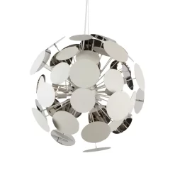 Sputnik Discs Ceiling Pendant Light, Matte White
