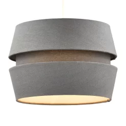 Three Layer Linen Easyfit Shade, Grey