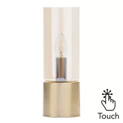 Tilly Touch Sensitive Table Lamp, Satin Brass