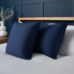 Twin Pack Of Cushions, Navy