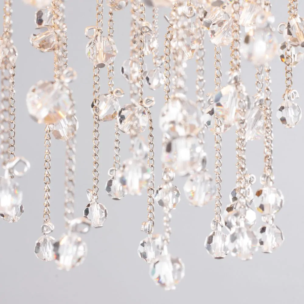 Viola Flush Ceiling Light, Champagne - Image 6