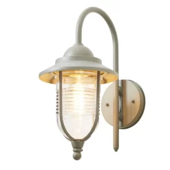 Walker Outdoor Fishermans Style Wall Light, Dove Grey