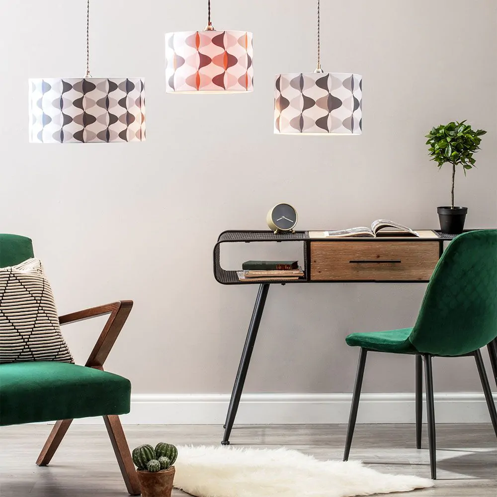 40cm Wave Easyfit Shade, Grey - Image 9