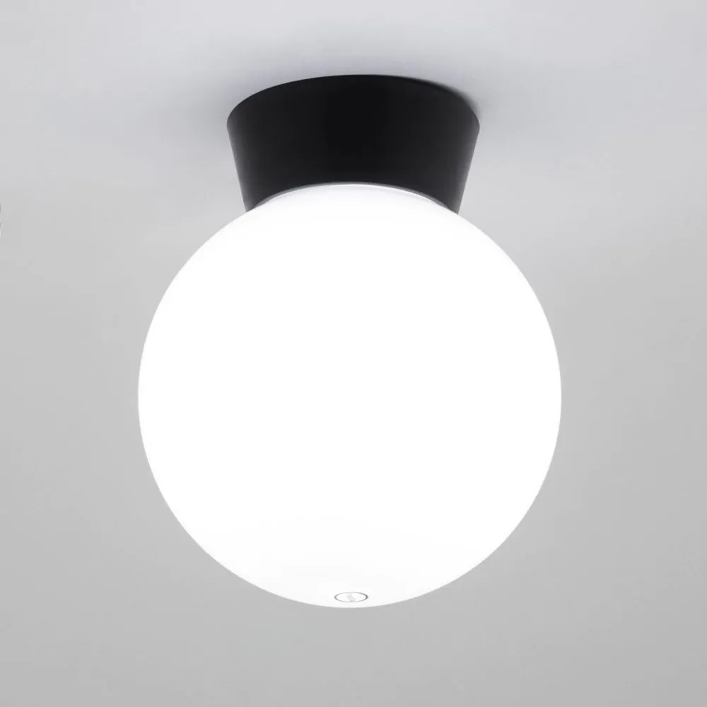 Westray Outdoor Globe Ceiling Light, Black - Image 3