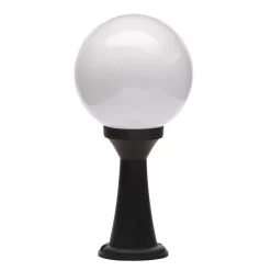 Westray Outdoor Globe Post Light, Black