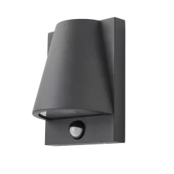 Wilbur Outdoor Wall Light With PIR Sensor, Anthracite