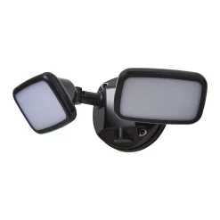 Wilson Twin 20 Watt LED Outdoor Flood Light, Black