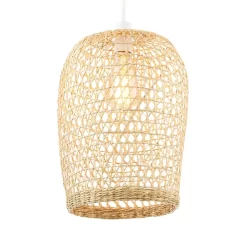Woven Rattan Easyfit Shade, Natural