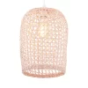 Woven Rattan Easyfit Shade, Matte Pink