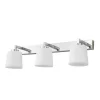 Zia Triple Bathroom Wall Light, Chrome