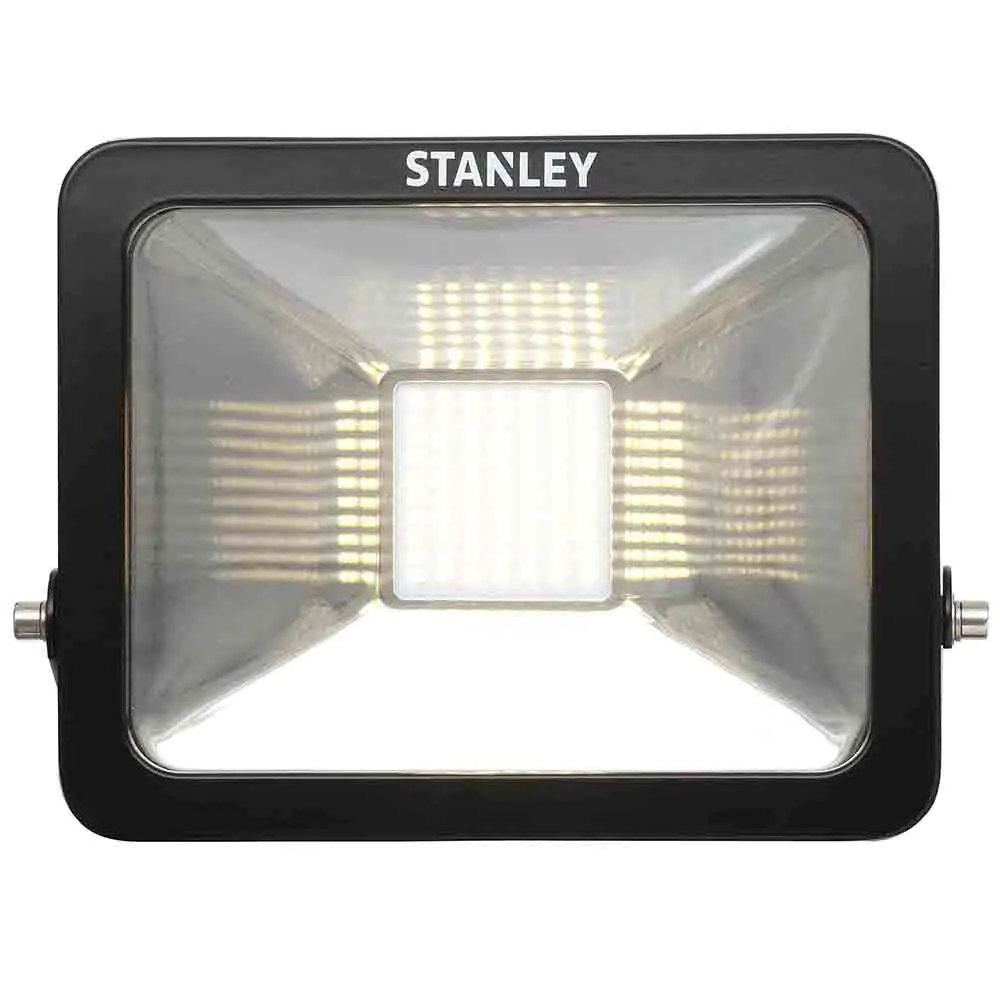 Stanley Zurich Outdoor 20 Watt LED Flood Light, Cool White, Black - Image 3