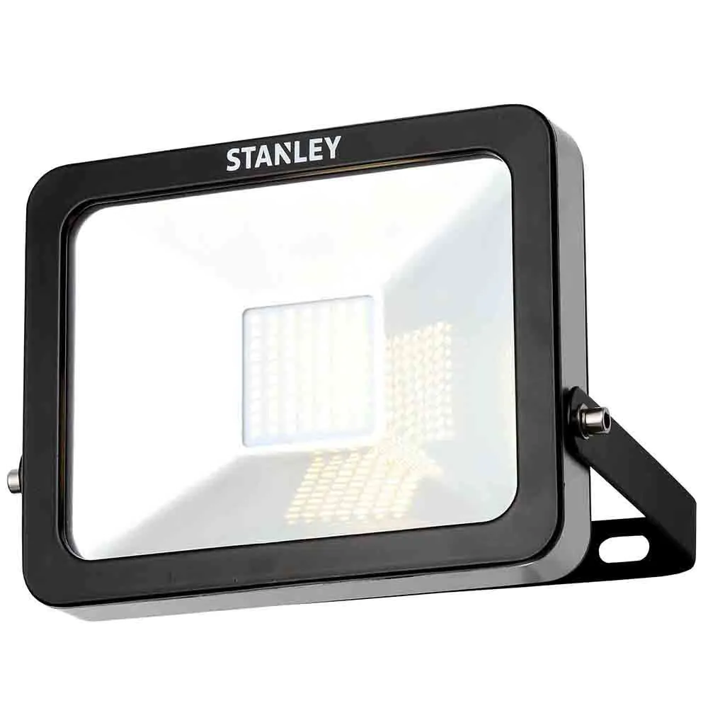 Stanley Zurich Outdoor 20 Watt LED Flood Light, Cool White, Black - Image 2